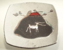Raku Dish by Jose Drouin