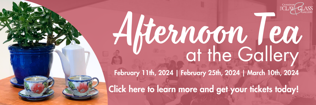 Afternoon Tea at the Gallery February 11th, February 25th and March 10th, 2024. Click here to learn more and get your tickets today.