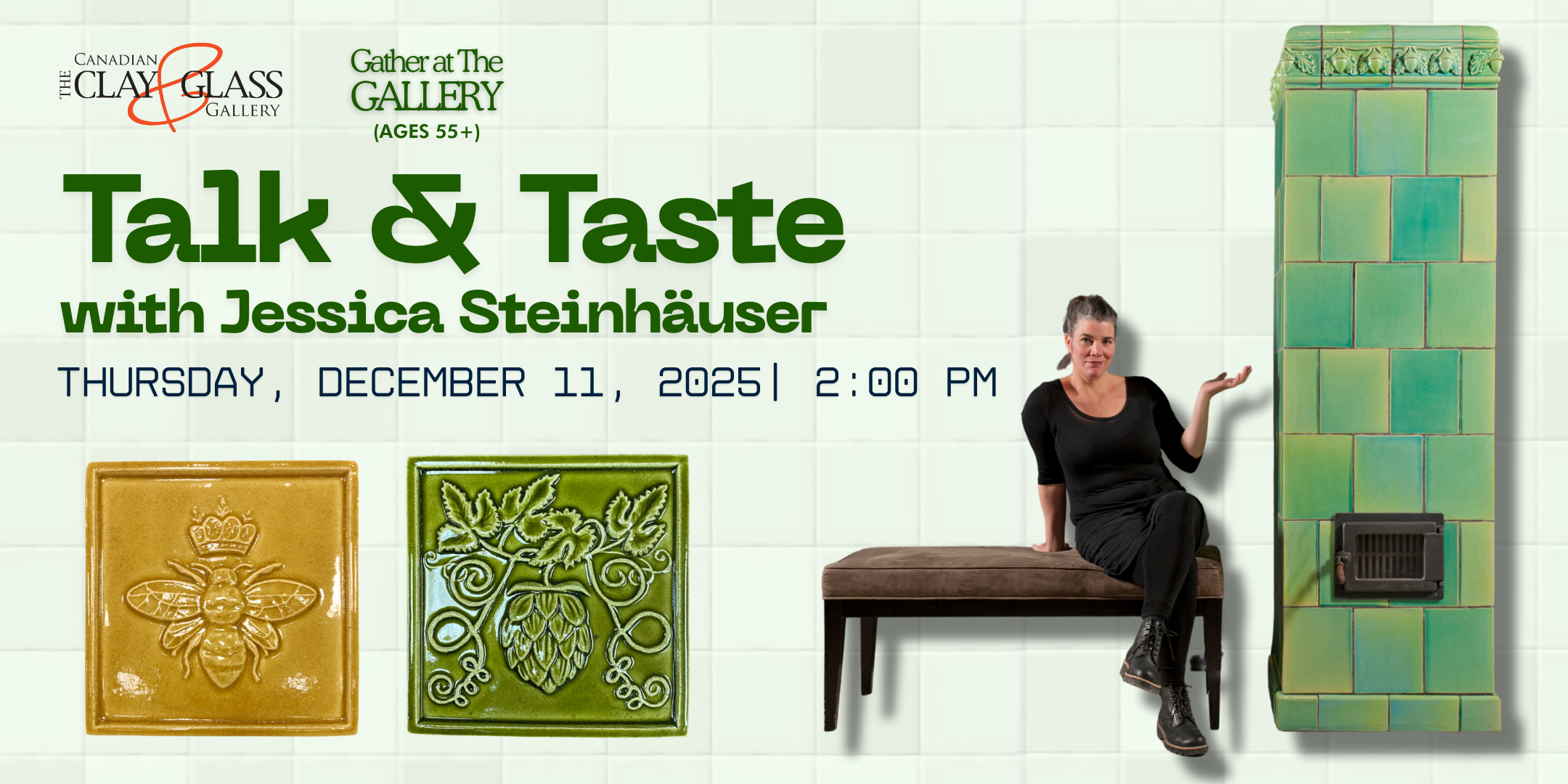 Gather at the Gallery: Talk & Taste with Jessica Steinhäuser (55+)