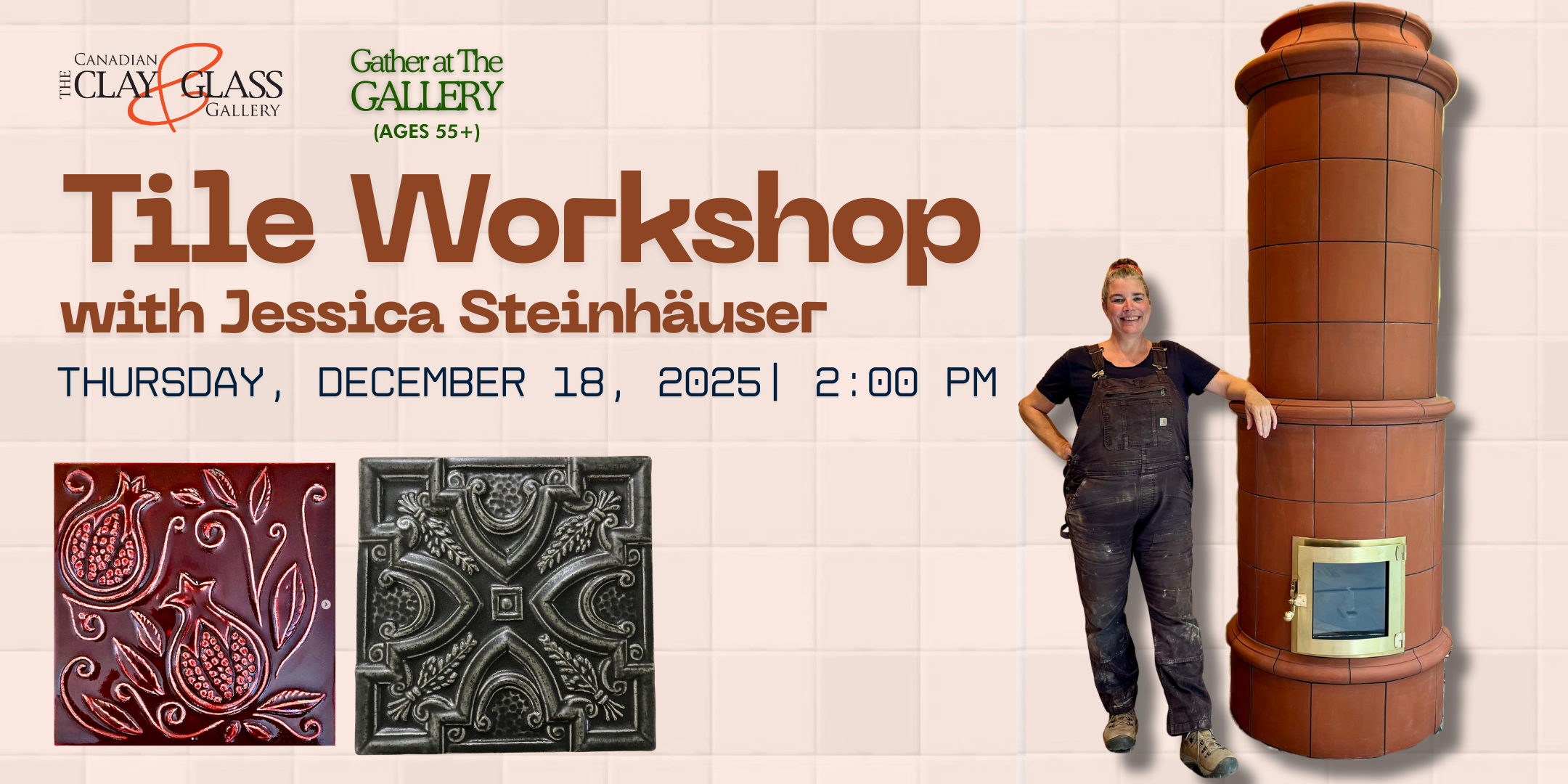 Gather at the Gallery: Tile Workshop with Jessica Steinhäuser (55+)