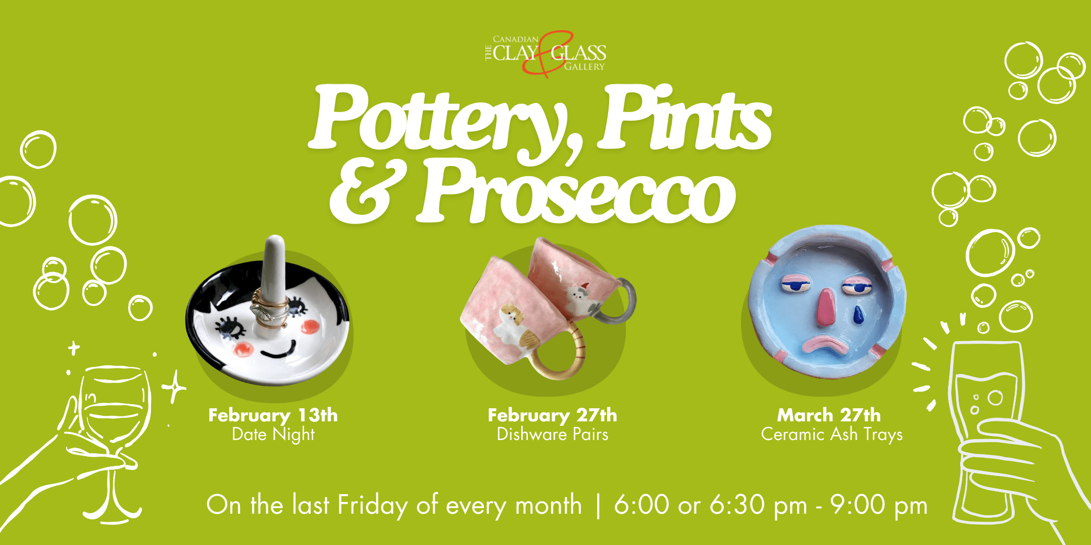 Pottery, Pints & Prosecco