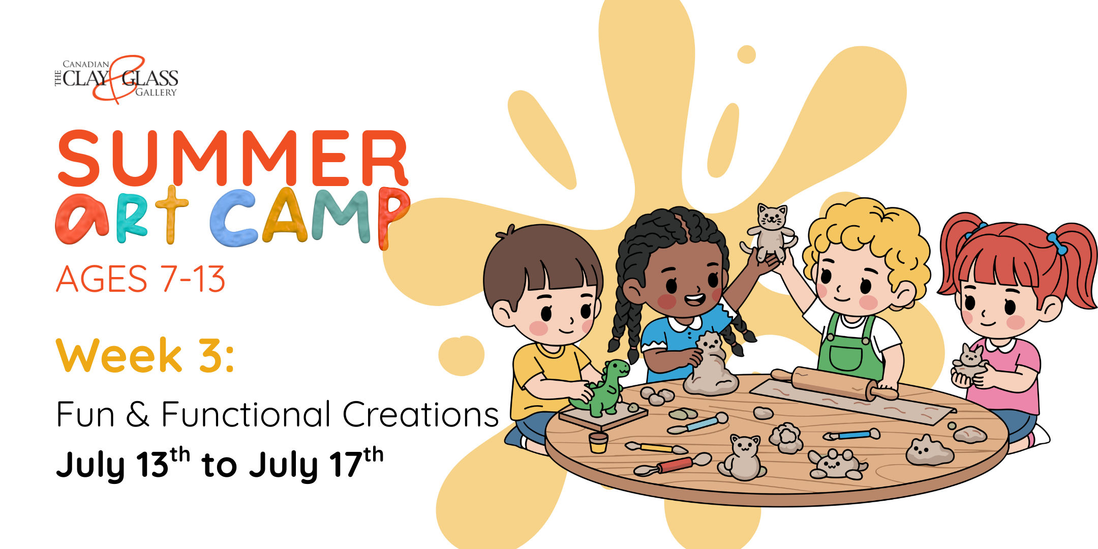 Summer Art Camp Week 3: Fun & Functional Creations