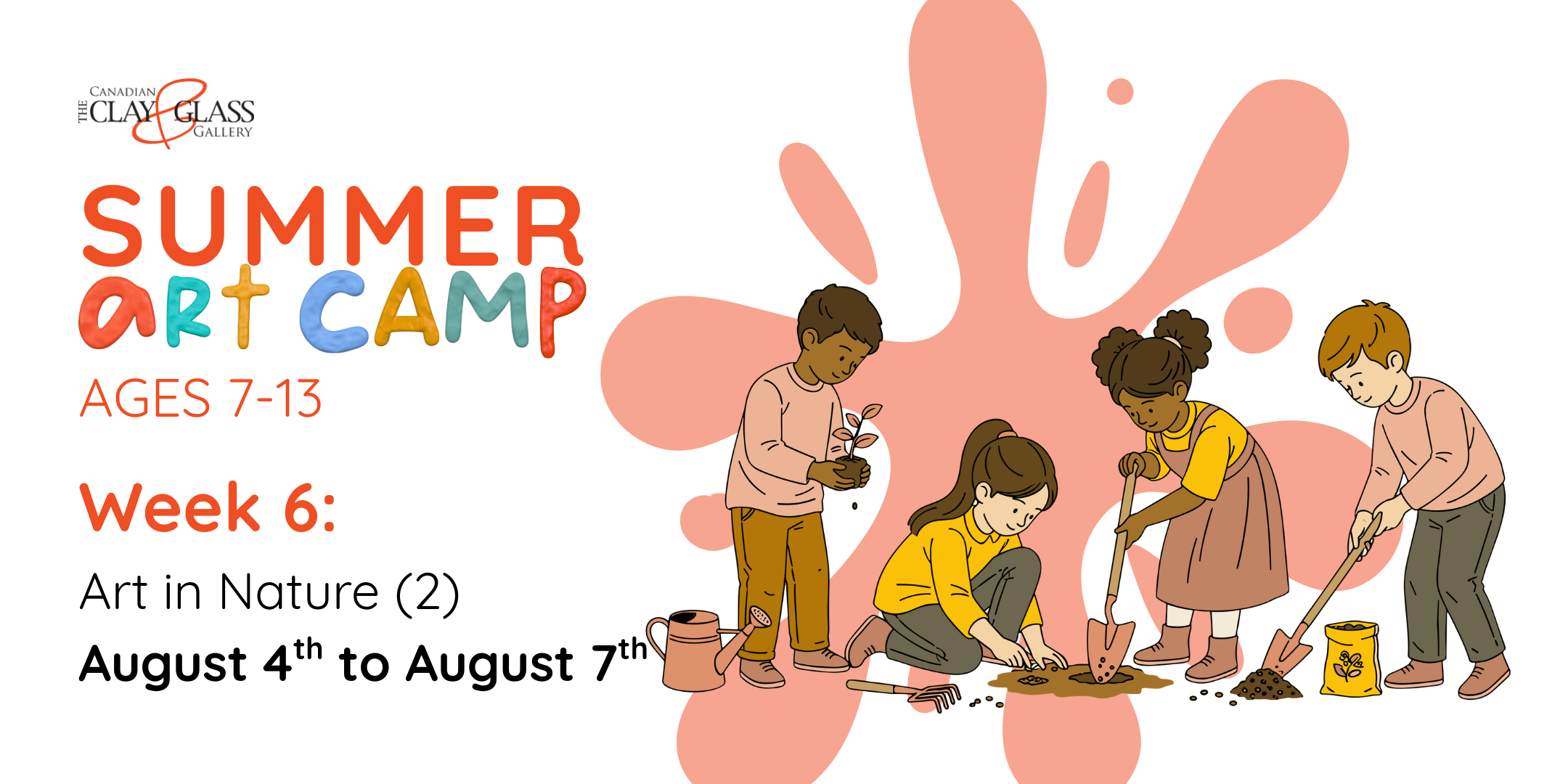 Summer Art Camp Week 6: Art in Nature (4-Day Week)