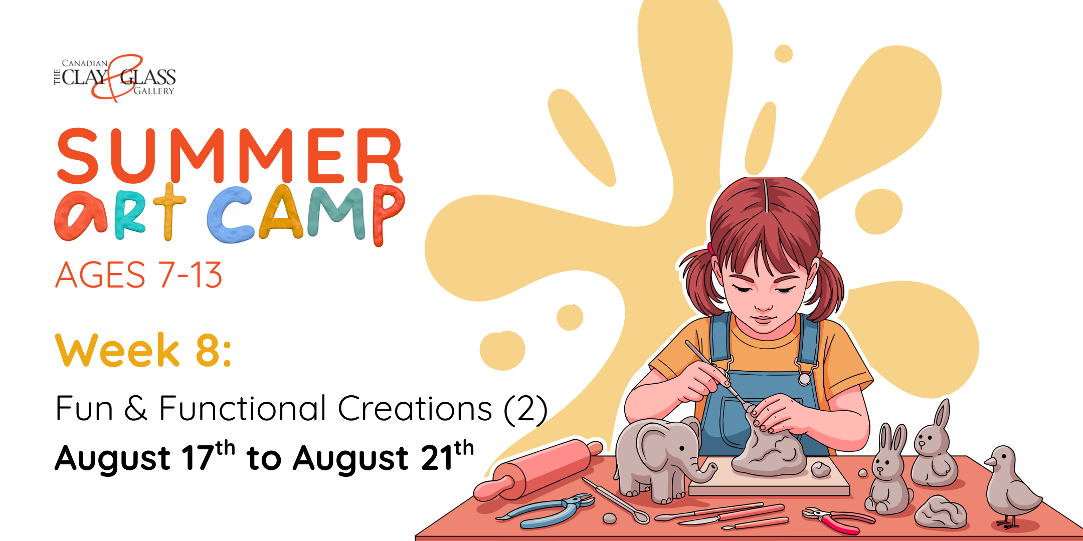 Summer Art Camp Week 8: Fun & Functional Creations (2)