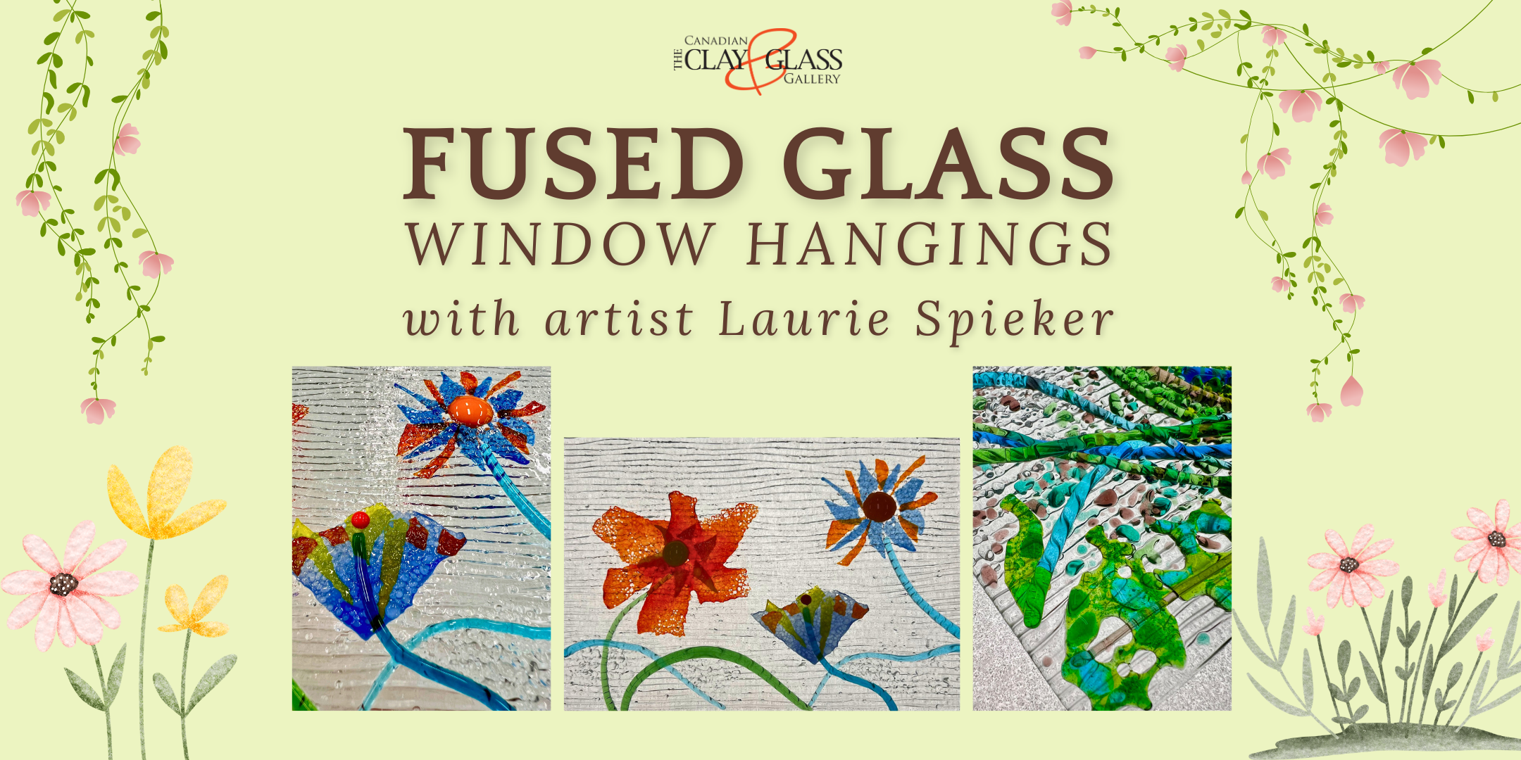 Fused Glass Window Hangings with Laurie Spieker