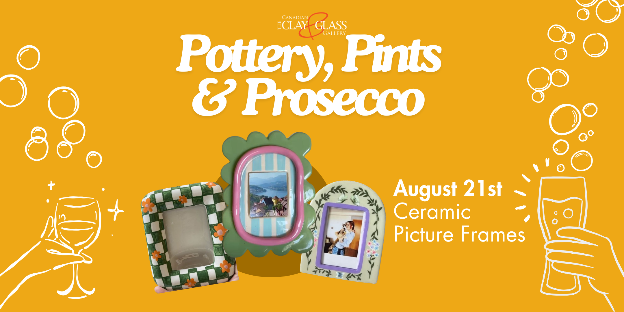 Pottery, Pints & Prosecco: CERAMIC PICTURE FRAMES