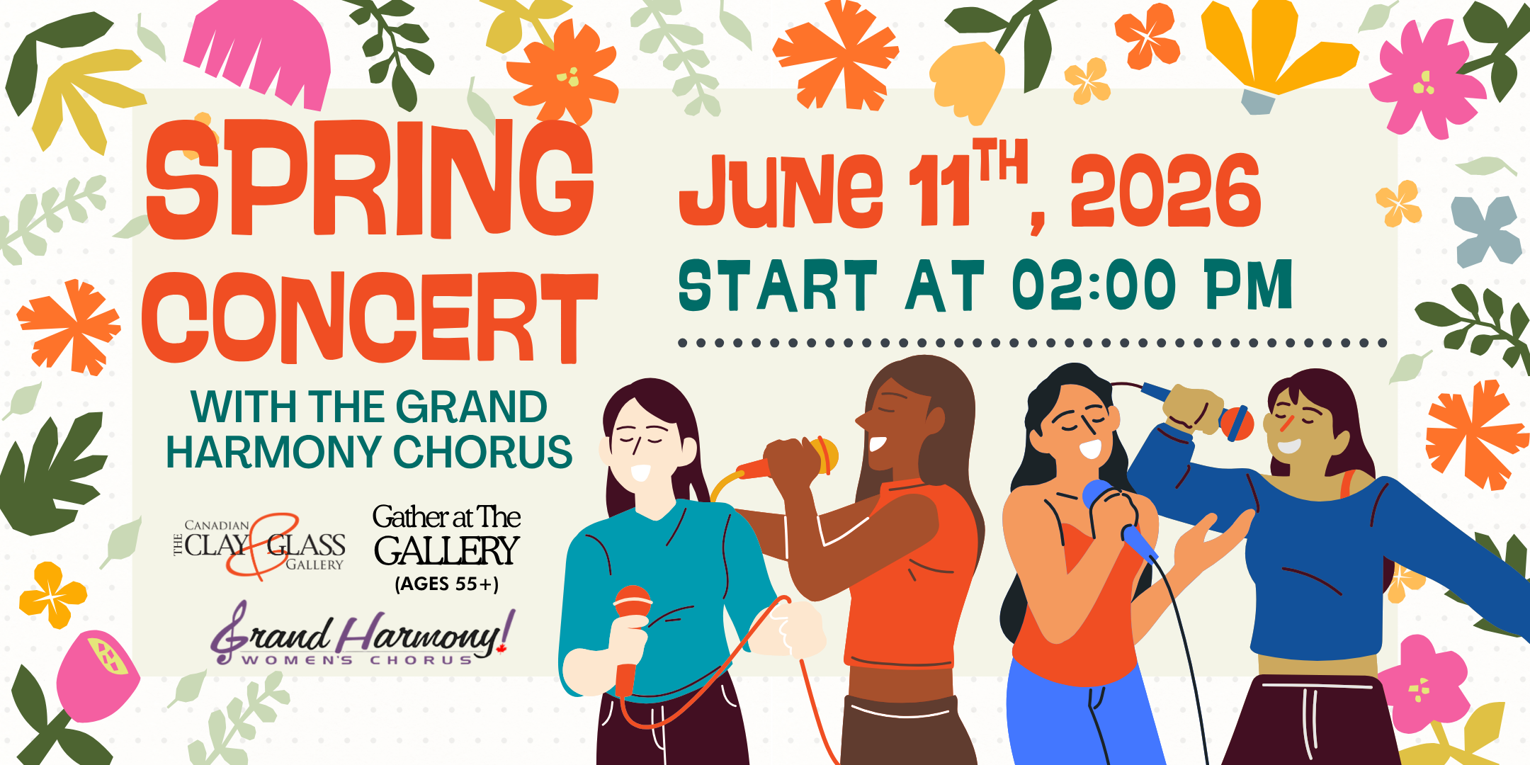 Gather at the Gallery: Spring Concert with Grand Harmony Women's Choir(55+)