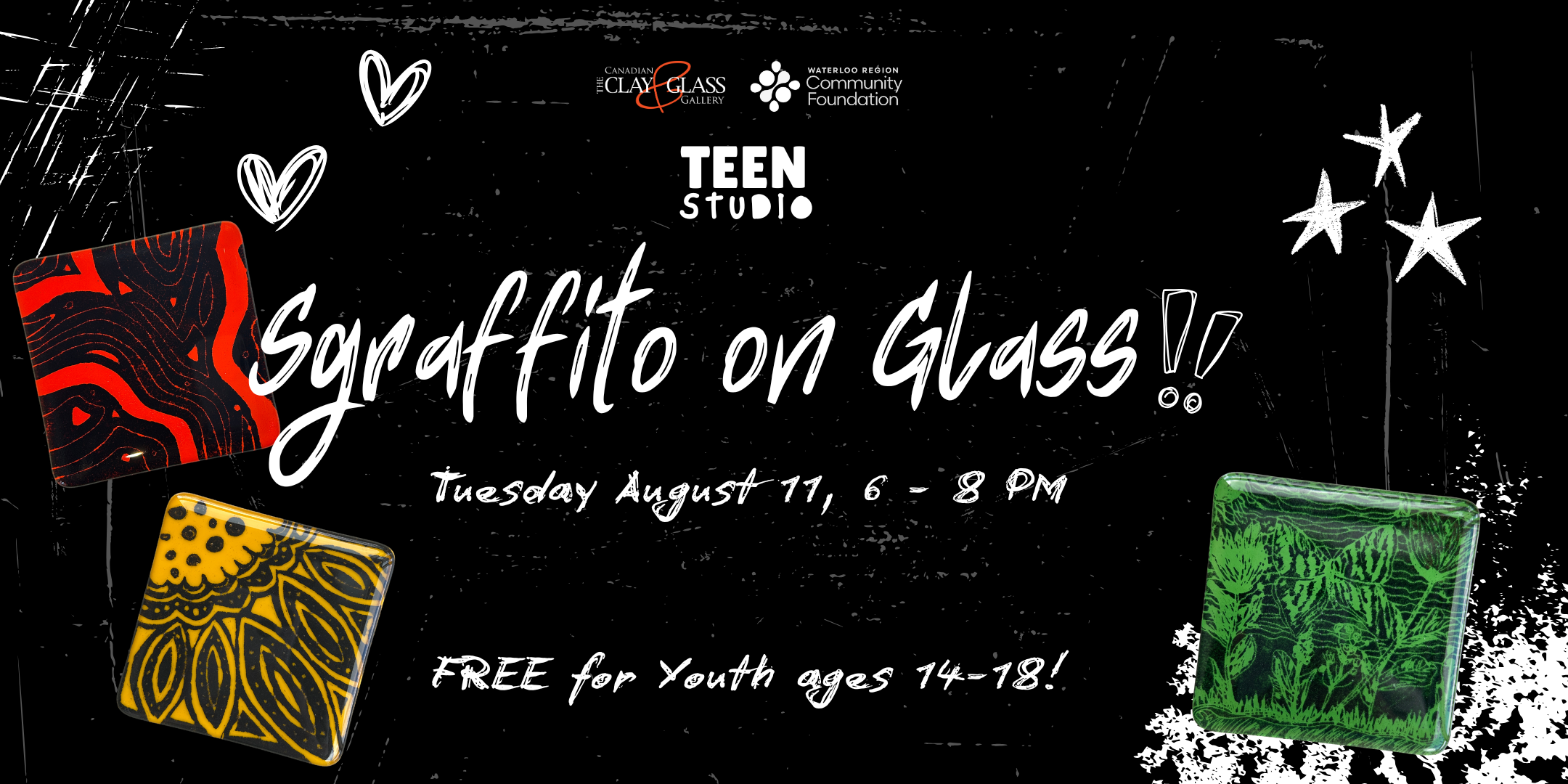 Teen Studio: Sgraffito on Glass