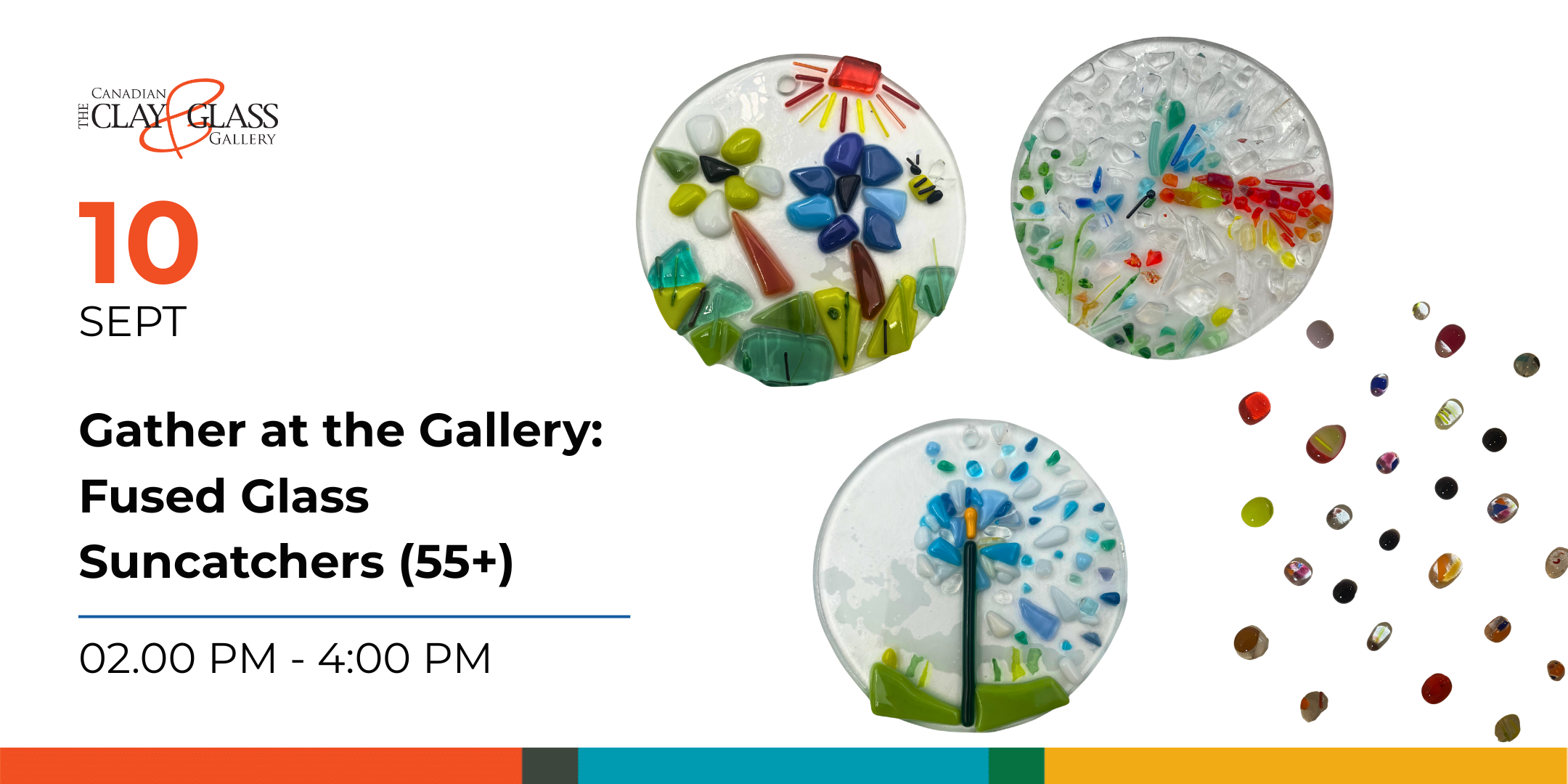 Gather at the Gallery: Fused Glass Suncatcher (55+)